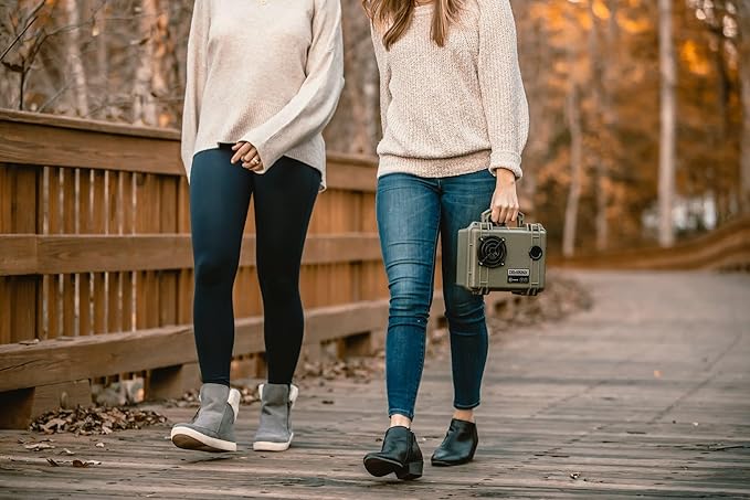 DemerBox: Waterproof, Portable, and Rugged Outdoor Bluetooth Speakers. Loud Sound + Deep Bass, 40+ hr Battery Life, Dry Box + USB Charging, Multi-Pairing Party Mode (Roseau Blue DB1 Speaker) - Image 8