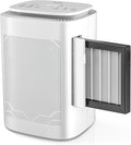 Dehumidifier and Air Purifier Combo,HEPA H13 Filter and Negative Air Ion Function,54oz(1600ML) Water Tank with Drain Hose,24hrs Auto-Off Timer,Idea for Bedroom,Bathroom,Closet,RV by THECOSKY