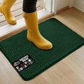 GORILLA GRIP SOAKSTOPPER Dog Door Mat, 30x20 Machine Washable Rug Absorbent Doormat Captures Moisture Mud Dirt, Quick Dry Soft Chenille Entryway Rugs Indoor Entrance Mats for Dog Paws, Deep Green by GorillaGrip