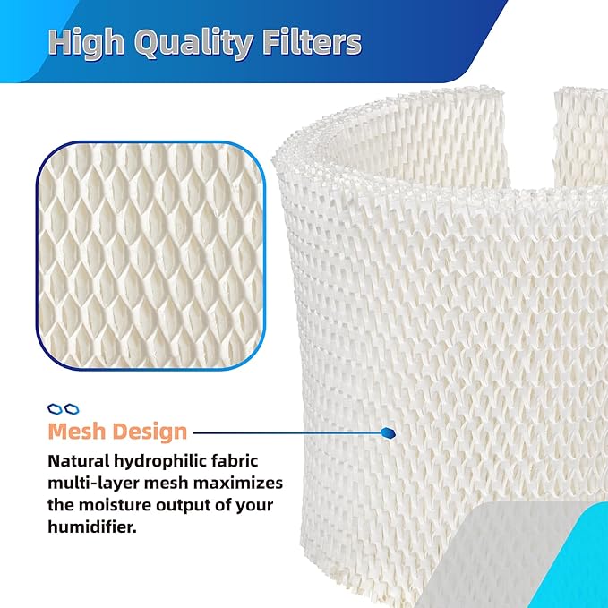 MAF2 Wick Humidifier Filter Replacement for Aircare MA0600,MA0601,MA0800 Humidifier Pads for Essick Air Wicking Filters for MoistAIR, Compatible with Kenmore 15408 Humidifier-2 Pack - Image 4