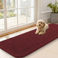 OLANLY Dog Door Mat for Muddy Paws 59x20, Absorbs Moisture and Dirt, Absorbent Non-Slip Washable Doormat, Quick Dry Chenille Mud Mat, Entry Indoor Entryway Carpet for Inside Floor, Caramel Russet by OLANLY