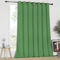 NICETOWN Blackout Patio Curtains 100 x 95 Inches Long for Sliding Door Extral Wide Blackout Curtain Panels Thermal Insulated Room Divider - Grommet Top, 100" W x 95" L, 1 Panel, Froest Green by NICETOWN