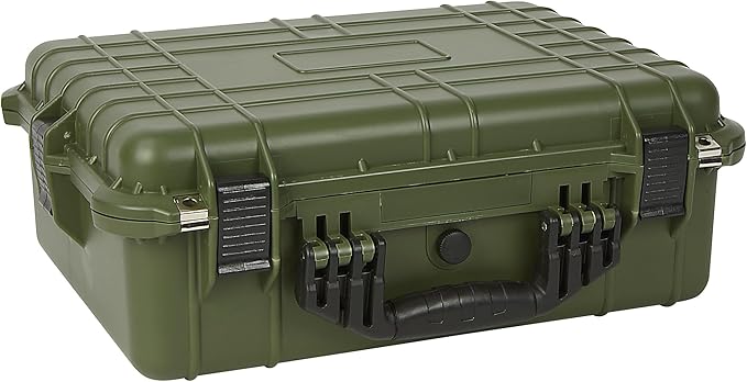 Strongway 20In. Plastic Waterproof Storage Case, Green, Model# Mj-6060_Grn by Strongway