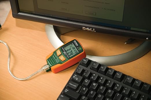 Extech RHT20 Humidity and Temperature Datalogger - 16,000 Reading Memory, Dew Point, Time/Date Stamp, USB Data Download, Compact Indoor Air Quality Monitor - Image 3