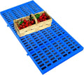 Lightweight Plastic Pallet with Mesh Moisture Barrier for Outdoor & Balcony Storage Easy Stacking Grille Ventilation Resistent Floor Pallet for Efficient Space Management by Unknown