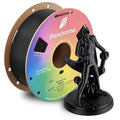 Panchroma PLA Black 3D Printer Filament, 1.75mm, 1kg Spool, Easy to Print, High Speed Printing, Tangle Free, AMS Compatible, Perfect for Toys, Decor, Miniatures, Models & Cosplay by Polymaker