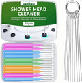 Shower Head Cleaner Tool Set, Multi-Size Shower Head Cleaning Brush for Small Hole Anti-Clogging Nozzle with Storage Boxes, Picks Fitting Nozzle Unclogger for Household Bathroom (30 Pcs) by uadbau