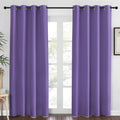 NICETOWN Blackout Curtains 84 Inch Length, Thermal Insulated Room Darkening Drapes Grommet Window Covering for Living Room Bedroom (W52 x L84 Inch, 1 Panel, Lilac Purple) by NICETOWN