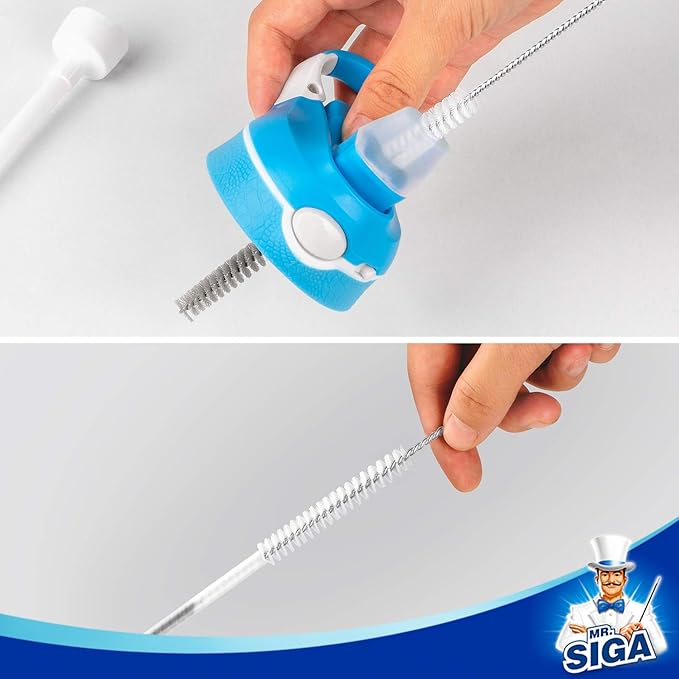 MR.SIGA 5 Pack Bottle Brush Cleaning Set with Storage Holder, Cleaning Brushes for Long Narrow Neck Bottles, Water Bottles, Baby Bottles, Tumblers, Drinking Glasses, Strews - Image 6