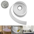 TOUSEA White Caulk Tape for Bathtub Self Adhesive,1.5" x 19.7Ft sealant Caulk Strip Caulking Sealing Tape for Kitchen Countertop,Bathroom,Toilet,and Bathtub Floor Wall Edge Protector by TOUSEAHome
