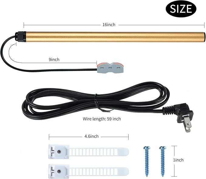 Safe Dehumidifier Rod, Briidea Rod Reducing Humidity with Easy Installation and Plug Cord Easily Threading through Safe's Hole, 12/16/24 inches Effective Coverage up to 100/150/300 Ft³ - Image 6