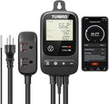 TURBRO Smart Temperature Controller Heating Cooling, WiFi-Enabled Thermostat with Timer and Temperature Monitoring for Home Brewing, Seedling, Greenhouse, and Reptile Terrarium, TC01 by TURBRO