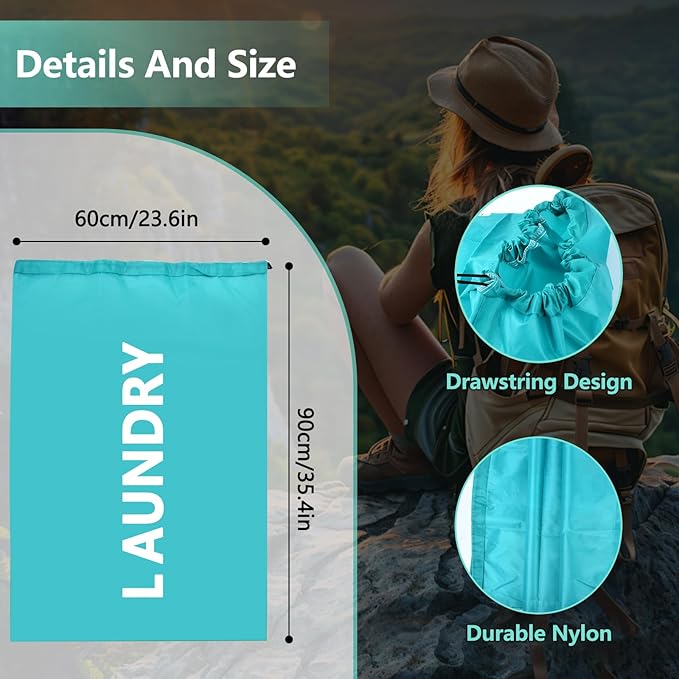Shoe Washing Machine Bags 2Pcs, Shoe Washing Bags with2-Size Travel Laundry Bags - Washer & Dryer Safe Protector for Sneakers/Boots/Shoes Machine Washable Set - Image 4