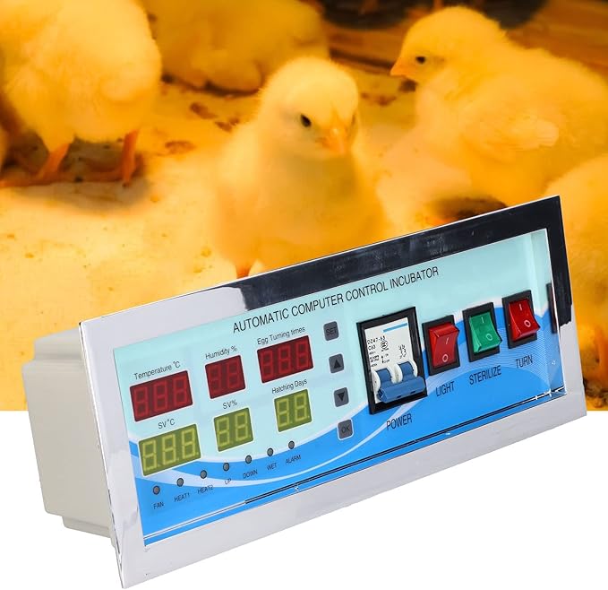 Egg Incubator Temperature Controller Thermostat, XM‑18G 110V Automatic Control System Poultry Egg Incubator Temperature Humidity Sensor Controller with Sensor Probe - Image 4