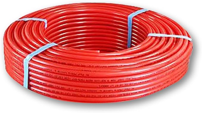 Supply Giant Oxygen Barrier PEX-B Pipe 3/4 Inch x 300 Feet Coil, Red Tubing for Radiant and Hydronic Heating Systems, Non-Potable Water Pipe for Winter Season by SupplyGiant