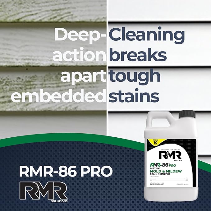 RMR-86 Pro Instant Mold Stain & Mildew Stain Remover - Contractor Grade Cleaning Solution, Professional Quality Formula, Odor Removal, 2.5 Gallon, 2 Pack - Image 8