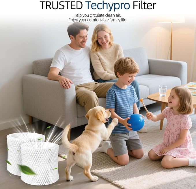 HC-888 Humidifier Replacement Wicks Filters: for Honeywell HC-888 Fits HCM890 HCM890C HCM890-20 HCM-890 HCM-890-C HCM-890-20 Duracraft DCM200 DH890C HCM890 DH888 DH890 Series 157855 D88-ID, 2-Pack - Image 6