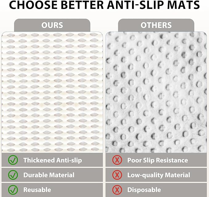 Shelf Liners for Cabinets-Drawer Liner Cabinet Liners for Shelves Kitchen,Non-Adhesive,Non-Slip,Grayish White,12 x 48 inch - Image 6