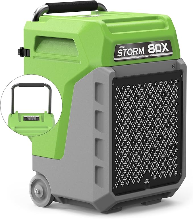 ALORAIR Storm LGR Commercial Dehumidifier with Pump & Drain Hose, Portable Industrial Dehumidifiers with Wheels for Water Damage Restore, Basement, Garage, 5 Years Warranty by ALORAIRSOLUTIONSINC0J0DC