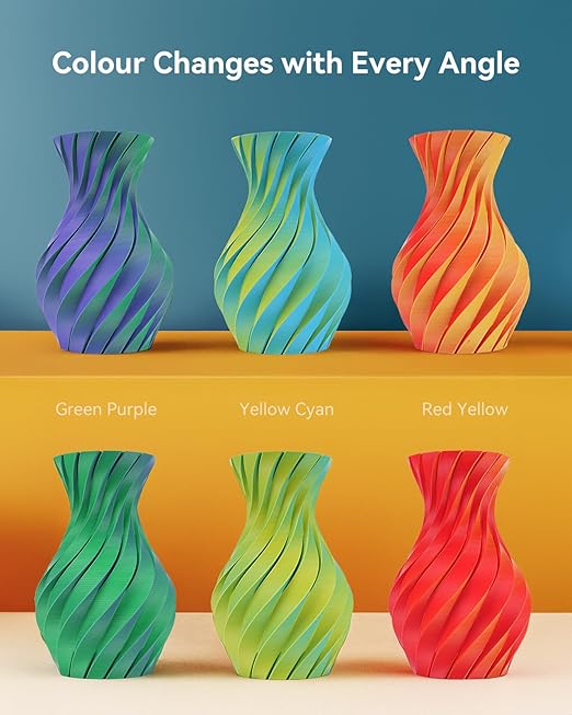 Matte PLA Filament 1.75mm, 1kg(2.2lbs) 3D Printer Filament, Smooth Matte Finish, Less Brittle, Dual Color Appearance from Different Angles, BlackRed - Image 4