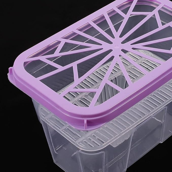 Amosfun 4pcs Moisture Absorbing Box Reusable Plastic Container for Home Refillable Moisture Absorber Holder - Image 4