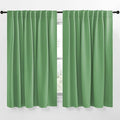 NICETOWN Blackout Curtain Panels Window Draperies - (Forest Green Color) 70x63 inch, 2 Pieces, Insulating Room Darkening Blackout Drapes for Bedroom by NICETOWN