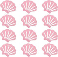 PATIKIL 12 Pcs Non Slip Bathtub Stickers, Anti Slip Shower Stickers Bathroom Shower Floor Decals Sea Shell Shape Cute Treads Tubs, Pink by PATIKIL