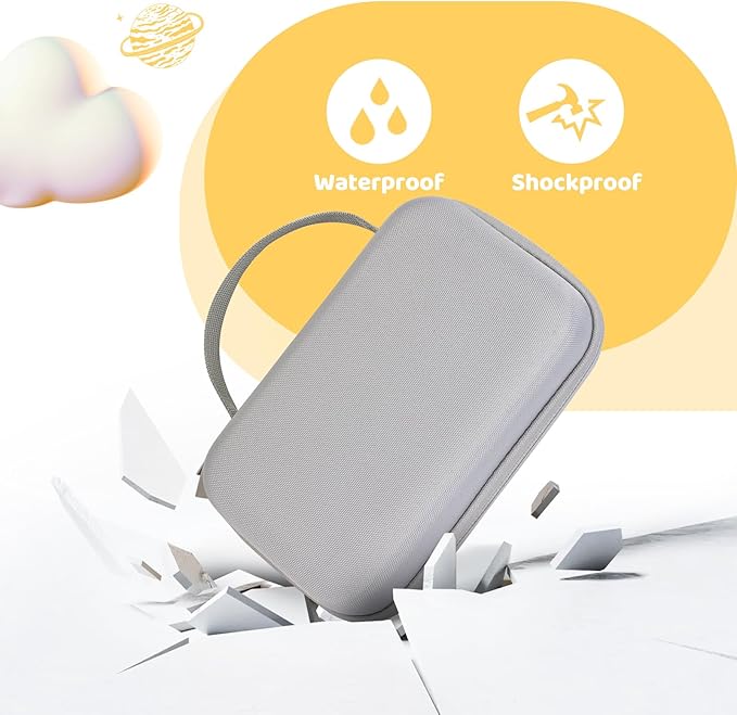 Case Compatible with 3Doodler Start+ Essentials for 3D Pen Set for Kids, Carrying Holder Fit for Printing Pens, Storage Organizer for Printing Filament Refill, Micro-USB Charger (3D-04A-Grey) - Image 4
