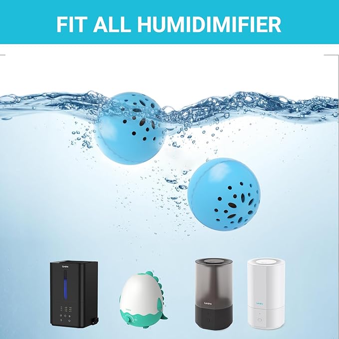 Humidifier Cleaning Ball – Fight Humidifier Mold and Bacteria with Humidifier Cleaner, Prevents Hard Water Build-Up, Eliminates White Dust, Removes Odor, For All humidifiers, Fish Tank - Image 7