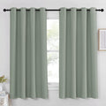 NICETOWN Blackout Sage Green Curtain & Drape for Bedroom - Grommet Top Thermal Insulated Room Darkening Energy Saving Privacy Drapes for Living Room, 1 Piece, W52 x L63 by NICETOWN
