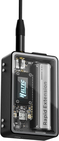 Heltec ESP32 LoRa V4 Development Board with Tempered Glass Case GPS 2800mAh Battery Antenna ESP32 S3 SX1262 Chip Surport WiFi Blue Tooth LoRa for Meshtastic IoT Smart Home by HELTECAUTOMATION