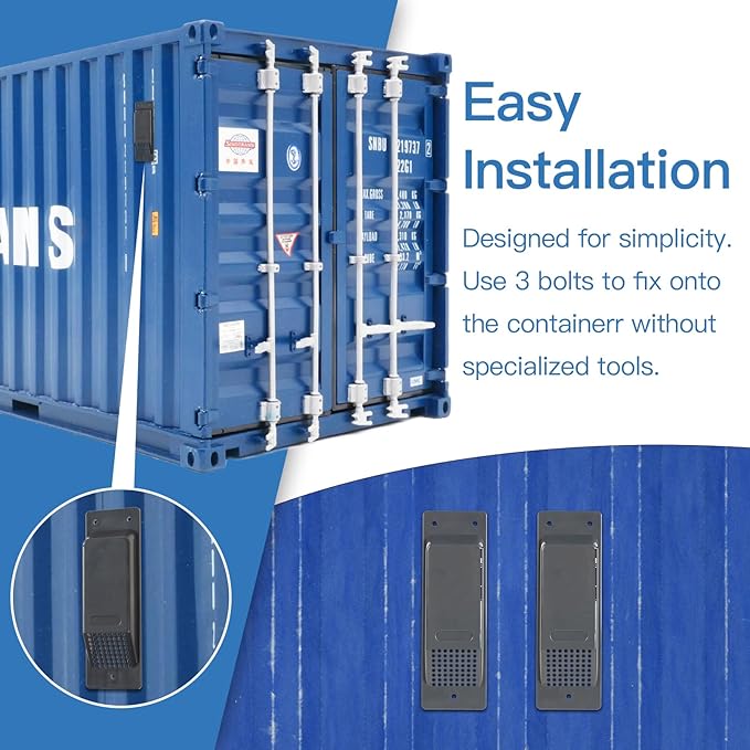 Shipping Container Air Vent Kit Heavy Duty Shipping Container Accessories Cross Flow Ventilation Kit Reduce Heat Humidity Pressure Condensation Add Air Flow for Cargo (8 Pack Deep Brown) - Image 5