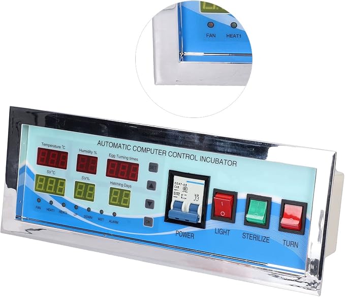 Egg Incubator Temperature Controller Thermostat, XM‑18G 110V Automatic Control System Poultry Egg Incubator Temperature Humidity Sensor Controller with Sensor Probe - Image 7