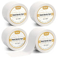 Vapor Barrier Tape 4 Rolls, 4" Wide x 180' Long Moisture Barrier Tape, 9 mil White polyethylene Tape, Moisture Sealing and Seams for Crawl Spaces, Vapor barriers, Marine, Insulation by GIUNN