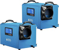 145 Pints Commercial Dehumidifier for Large Basements & Crawl Spaces up to 6500 Sq.Ft, Industrial Dehumidifiers for Water Damage Restoration, Auto Defrost, Continuous Drain Hose, Blue-2PC by BSMTEK