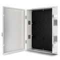 Outdoor Electrical Junction Box, ABS Water Resistant Enclosure with Internal Mounting Panel & Hinged Cover (18.1" H* 12.6" L* 4.3" W) by Namunanee