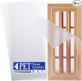 4 Pack PET Vent Covers with Nano Adhesive, 5.5" X 12" for Floor, Wall, Ceiling Vents and Air Registers, for RV, Home, Office AC Vents, Non-Magnetic, Fits on Plastic, Wood, Iron, Aluminum Vent Covers by CreateAColorfulLife