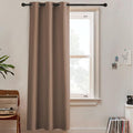 RYB HOME Room Divider Blackout Curtains, Thermal Insulated Privacy Drapes Vertical Blinds for Living Room Bedroom Office Dining Room Separator, W60 x L96 inch, Cappuccino, 1 Panel by RYBHOME