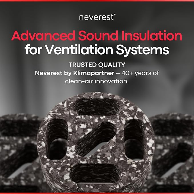 neverest® ESD 6 Inch Inline Duct Silencer – Commercial/Residential HVAC Noise Reduction - Image 6