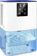 MTOX Dehumidifier, Small Dehumidifiers for Home,with 3L/105 OZ Water Tank (1000 Sq Ft), Quiet Dehumidifier for Bedroom, Bathroom, with Auto Shut Off, 7 Colors LED Light (Sea ​​Blue) by Unknown