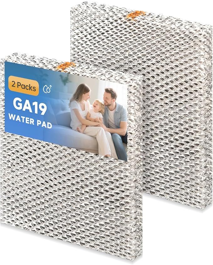 GA-19 GA900 Evaporator Pad Humidifier Water Panel Filter Compatible with GeneralAire 900 & 1000 Humidifiers GFI #7919 2 Packs by Unknown