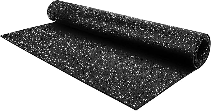 Flooring Inc's 1/4" Thick Tough Rubber Flooring Roll | Flexible Recycled Rubber Floor Mats for Home Gym | Heavy Duty Rubber Mat for Home Gyms, Sheds, Horse Stall Mat or Trailer by IncStores