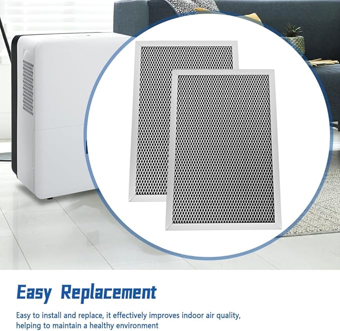 5695 Dehumidifier Filter 2PC 12x8x1 Fit for Aprilaire 1820 1820Z E070 E070KZ E070KZM E070N E070T E070Z Washable MERV 8 Replacement - Image 5