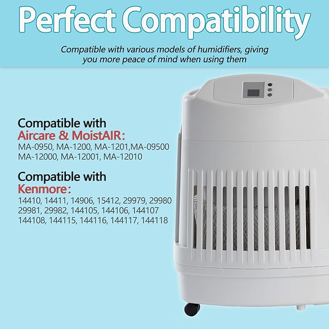 MAF1 Super Humidifier Wick Filter Compatible with Aircare/MoistAIR/Essick Air MA0950, MA1200, MA1201 and Kenmore 14906,32-14906, 42-14906 Humidifiers,Durable Humidifier Wick Filter (2 Pack) - Image 3