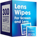 Screen Cleaner Wipes – Quick Dry, Streak-Free Screen Wipes for Electronics, Phones, Computers, Cameras, and All Lenses, Soft & Gentle, 300ct, Pre-Moistened & Individually Wrapped by OPTEEL