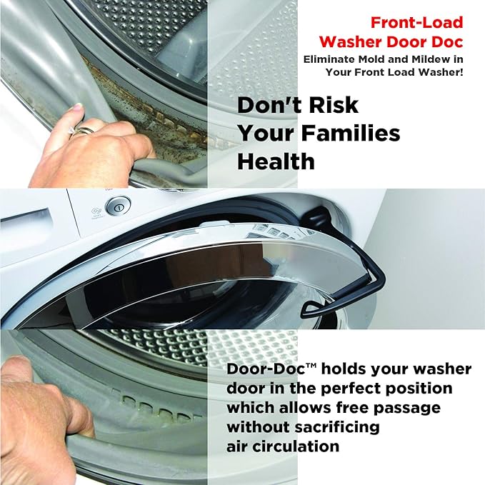 Door-Doc. Your washing machine NEEDS this, your family deserves fresh laundry, free of odor causing moisture! Stop washer odors for GOOD Simple fix for an enormous issue - Image 4