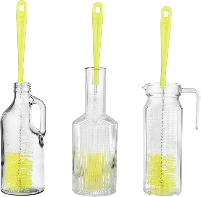 ALINK 3-Pack Long Narrow Neck Bottle Cleaning Brush for Beer, Wine, Flask, Thermos, Sport Well, Brewing Bottle and Hummingbird Feeder and Long Narrow Neck Sport Bottles - Image 6