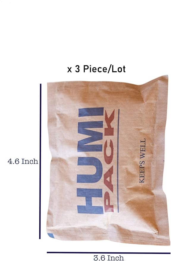 (3X / Lot) Humi-Pack 60gr Cigar Humidor Humidifier - Humidification Packs - 72%RH Humidity Control - All In One Solution 4x4.5x1.5 - Image 6