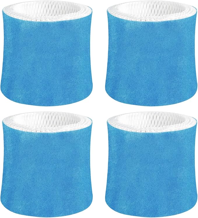 Humidifier Wicking Filter Replacement 2.0 Compatible with Canopy Bedside and Nursery Humidifier 2.0, Wood Pulp & Paper Filter, 4 Pack (Blue) by Roninby