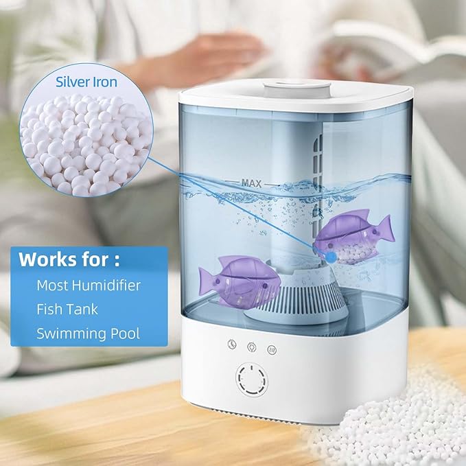 Humidifier Cleaner 6 Pack,Humidifiers Fish Tanks Cleaner,Warm&Cool Most Humidifiers and Fish Tank,Purifier Water (Purple) - Image 5